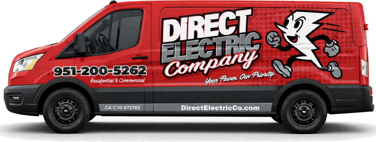 Van with logo square